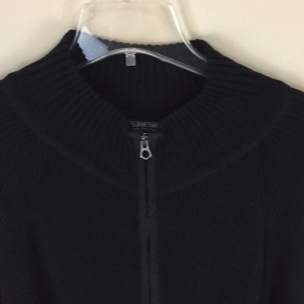 Polo Jean Company Ralph Lauren Navy Ribbed Quarter Zip Heavy Cotton Sweater XXL